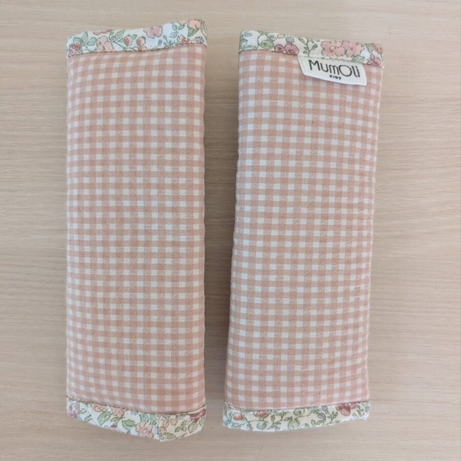 Protector de tirantes rosa nude Amelie Reversible