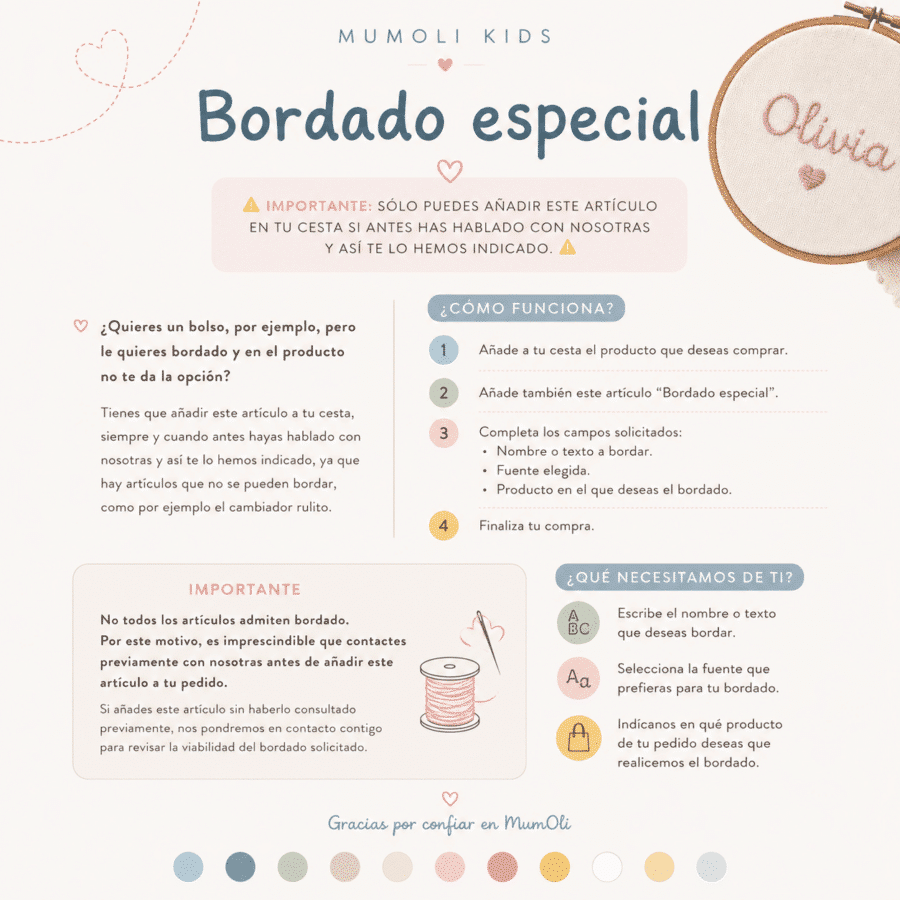 Bordado especial