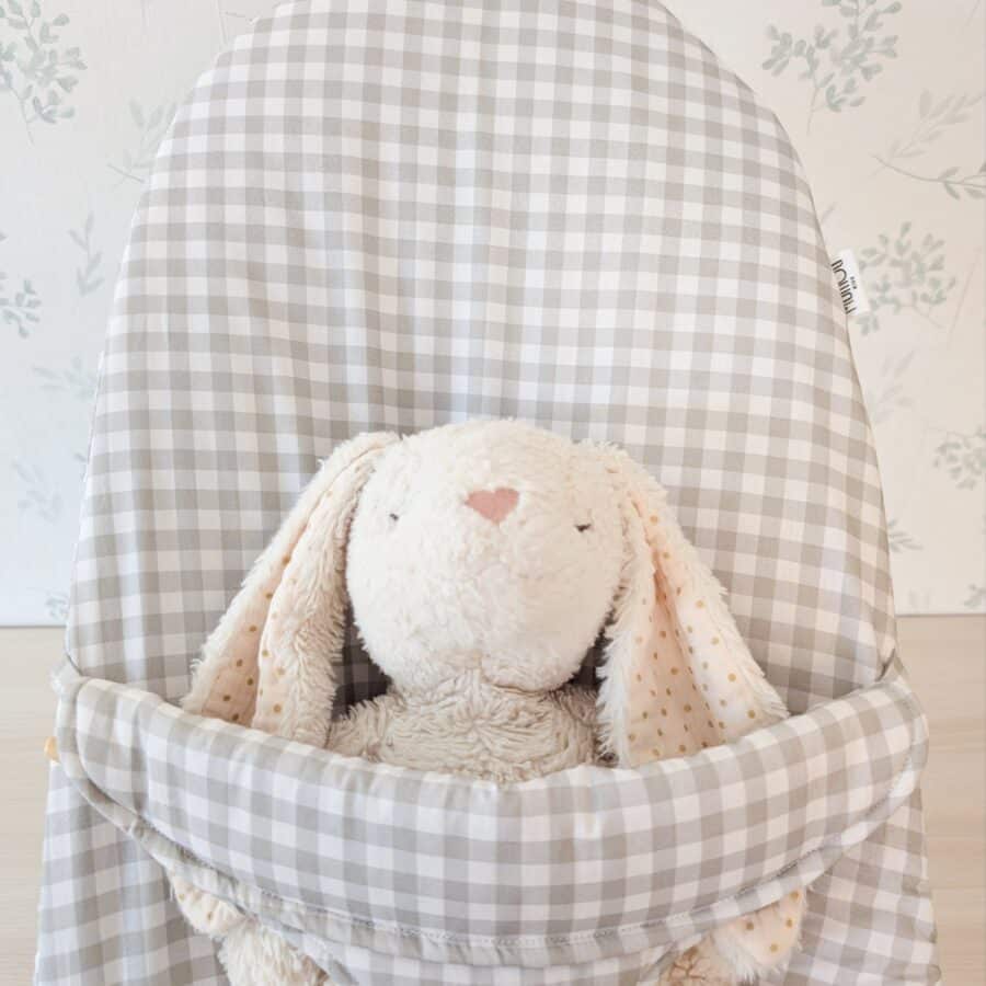 Funda hamaca babybjörn Vichy gris
