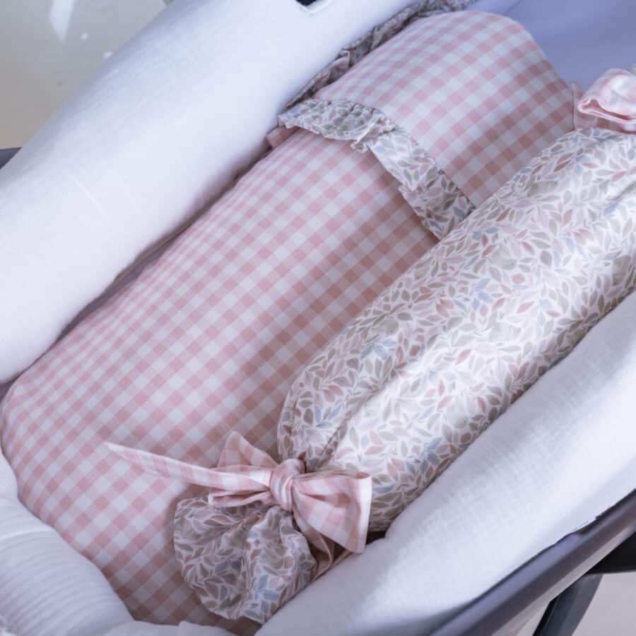 Saco colcha Nido Vichy Rosa