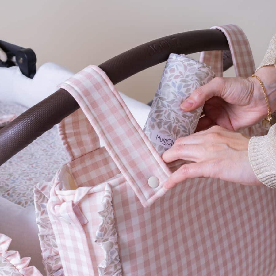 Bolso organizador maxi Nido Vichy Rosa