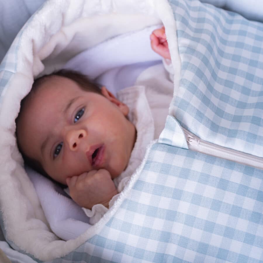 Saco capazo Nido Vichy Verde