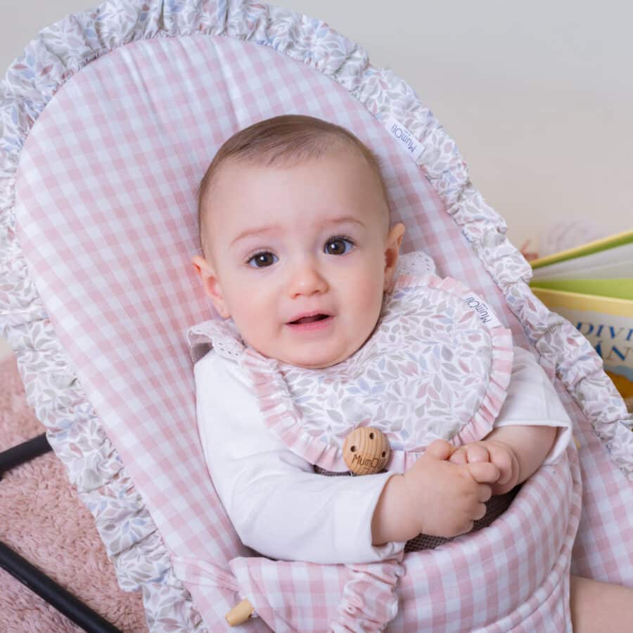 Funda hamaca Jane Baluu Nido Vichy Rosa