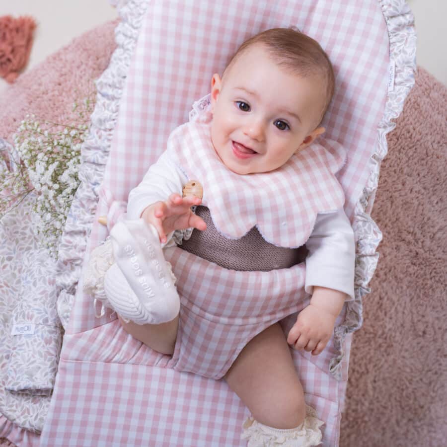 Funda hamaca babybjörn Nido Vichy Rosa