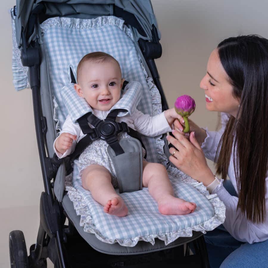 Colchoneta universal Nido Vichy Verde