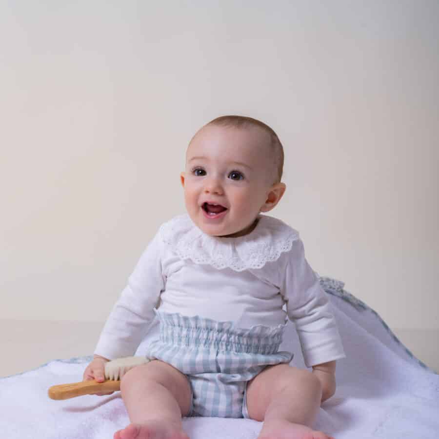 Cubrepañal Nido Vichy Verde