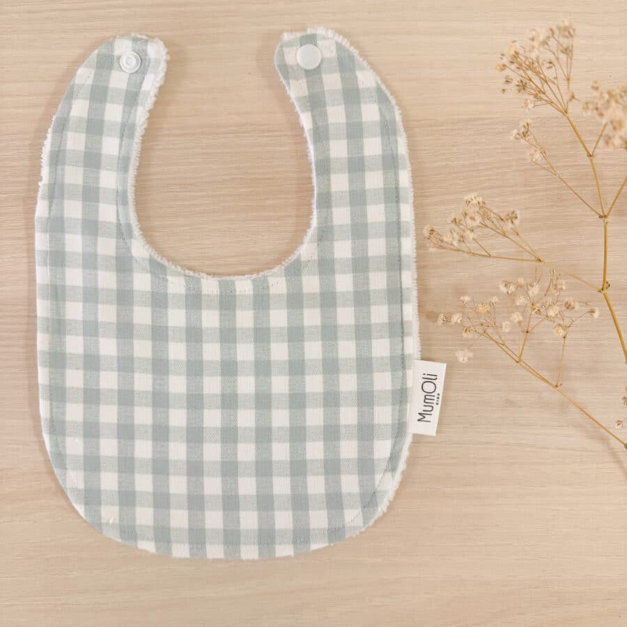 Babero Nido Vichy Verde