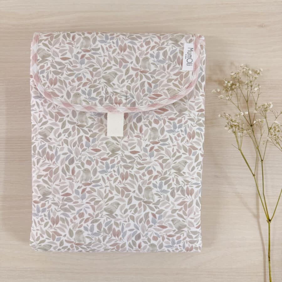 Cambiador con bolsillos Nido Rosa