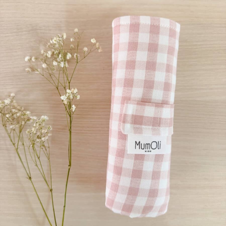 Cambiador rulito Nido Vichy Rosa