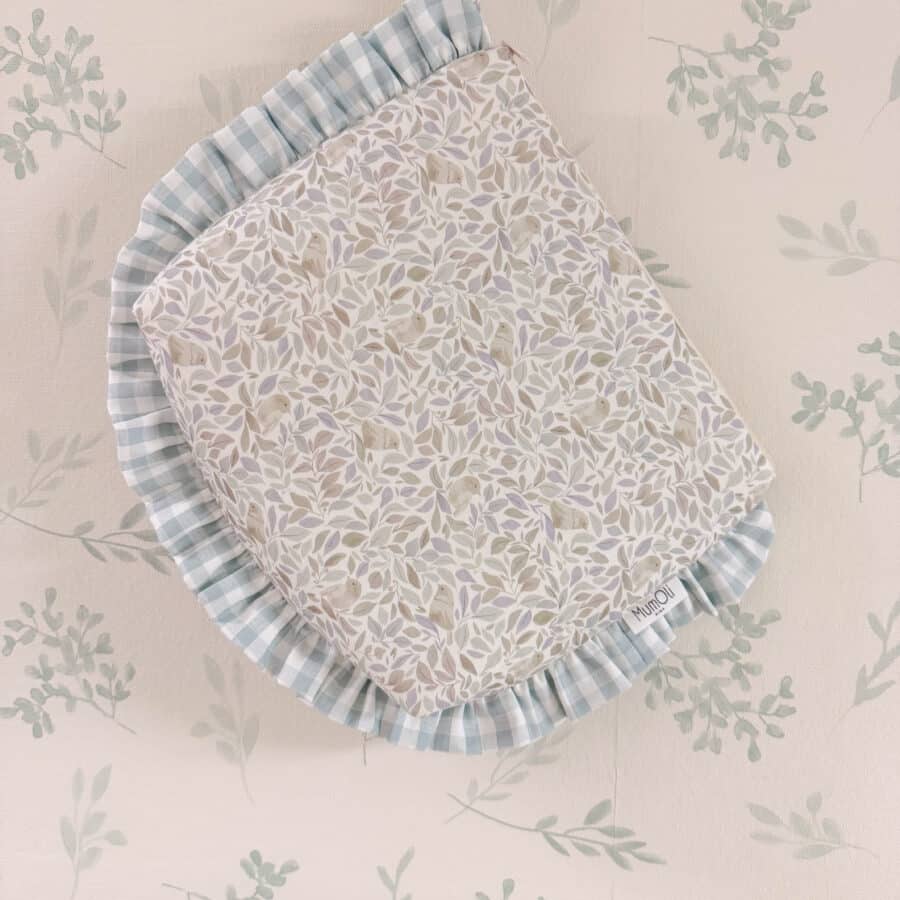 Neceser pañalera con volantes Nido Verde