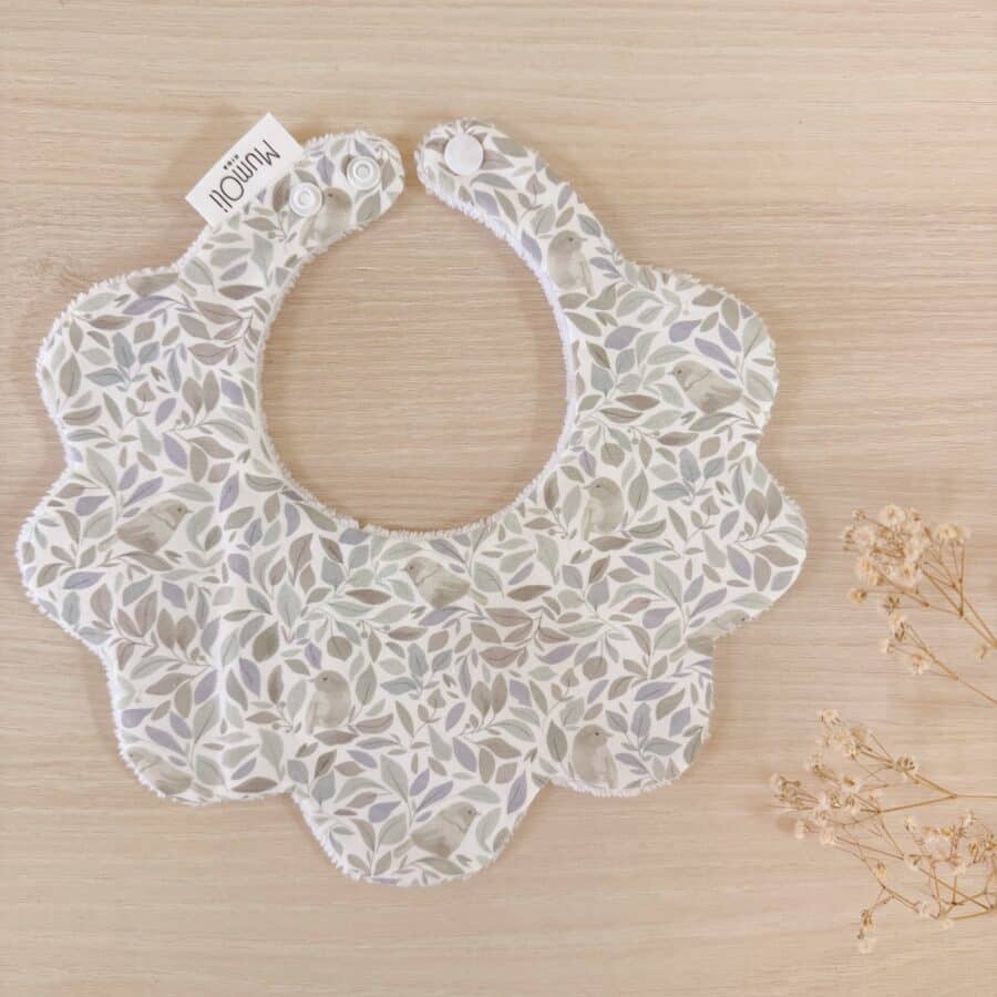 Babero ondas Nido Verde